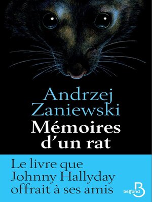 cover image of Mémoires d'un rat (Nouv. éd.)